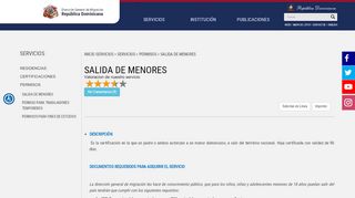 
                            7. Salida de Menores - Dirección General de Migración