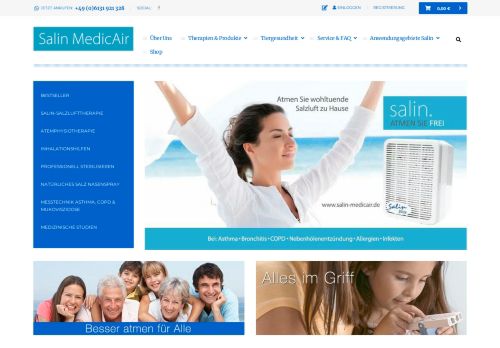 
                            12. Salin MedicAir: Salzlufttherapie bei Asthma, Bonchits, Husten, COPD