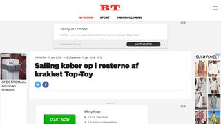 
                            8. Salling køber op i resterne af krakket Top-Toy | BT Erhverv - www.bt.dk