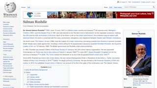 
                            7. Salman Rushdie - Wikipedia