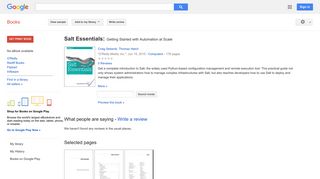 
                            7. Salt Essentials: Getting Started with Automation at Scale