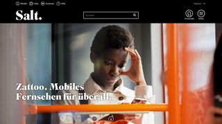 
                            13. Salt Mobile - Zattoo - mobiles Fernsehen auf dem Handy
