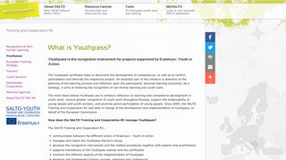 
                            9. SALTO-YOUTH - What is Youthpass?