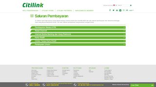 
                            13. Saluran Pembayaran - Citilink