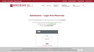 
                            3. Salutissima - Login Area Riservata - Banca di Asti