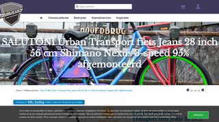 
                            9. SALUTONI Urban Transport fiets Jeans 28 inch 56 cm Shimano Nexus ...