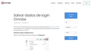 
                            4. Salvar dados de login Omnize — Omnize | Descomplicamos o ...