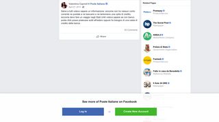 
                            8. Salve a tutti volevo sapere un... - Valentina Caprioli | Facebook