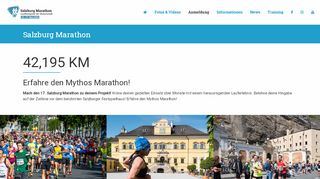 
                            6. Salzburg Marathon - Anmeldung - Salzburg Marathon