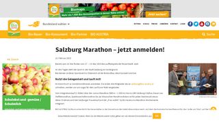 
                            9. Salzburg Marathon – jetzt anmelden! | BIO AUSTRIA