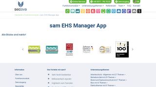 
                            4. sam® EHS-Manager (App) - secova