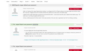 
                            7. SAM Reports Jasper default user password | CA Communities