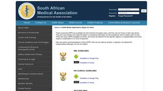 
                            8. SAMA | South African Medical Association Portal