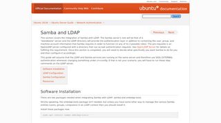 
                            1. Samba and LDAP - Ubuntu Documentation