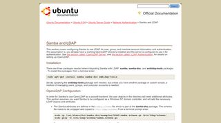 
                            9. Samba and LDAP