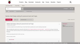 
                            2. Samba client keeps asking for password and can't login ...