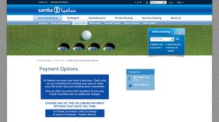 
                            8. Samba Credit Card Payment Options - Samba Dubai