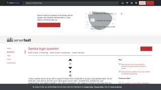 
                            11. Samba login question - Server Fault