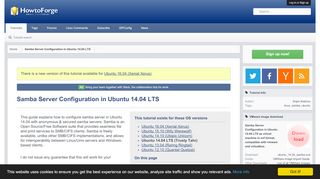 
                            12. Samba Server Configuration in Ubuntu 14.04 LTS - HowtoForge