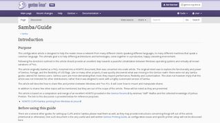 
                            7. Samba/Guide - Gentoo Wiki