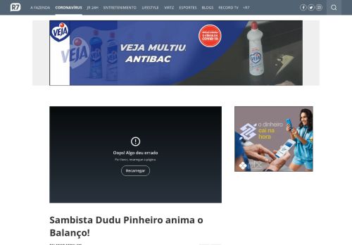 
                            9. Sambista Dudu Pinheiro anima o Balanço! - Minas Gerais - R7 ...