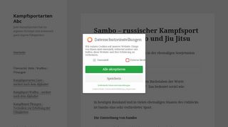 
                            5. Sambo - russischer Kampfsport aus Ringen, Judo und Jiu Jitsu ...