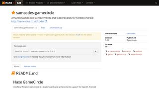 
                            5. samcodes-gamecircle (1.0.2) - Haxelib