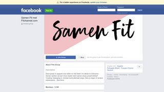 
                            10. Samen Fit met Fitchannel.com Public Group | Facebook