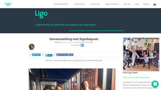 
                            7. Samenwerking met SignRequest - Ligo diensten