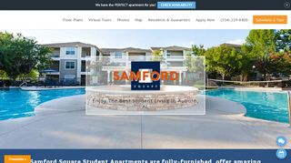 
                            12. Samford Square Student Apartments in Auburn, AL - Near Auburn Univ.