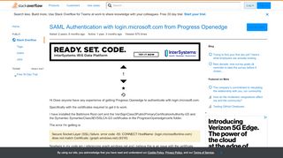 
                            6. SAML Authentication with login.microsoft.com from Progress ...