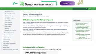 
                            8. SAML SSO Integration - JFrog Artifactory - JFrog Wiki