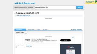 
                            10. samman.hudoor.net at WI. Hudoor - Login - Website Informer