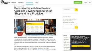 
                            9. Sammeln Sie mit dem Review Collector Bewertungen ... - Trusted Shops