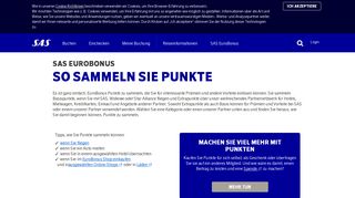 
                            2. Sammeln von EuroBonus Punkten | SAS