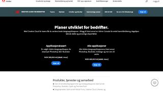 
                            9. Sammenlign planer | Adobe Creative Cloud for bedrifter