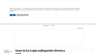 
                            6. Samo in Iza Login najbogatejša Slovenca 2018 - Delo