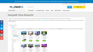 
                            4. Sampath Ultra Rewards - Online Shopping in Sri Lanka | MyDeal.lk ...