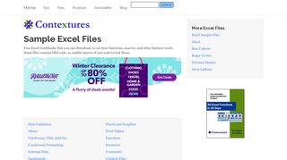 
                            4. Sample Excel Spreadsheets - Excel Templates - Contextures