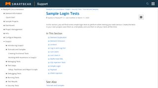 
                            3. Sample Login Tests | ReadyAPI Documentation - SmartBear Support