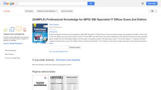 
                            13. (SAMPLE) Professional Knowledge for IBPS/ SBI Specialist IT Officer ...