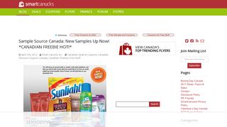 
                            9. Sample Source Canada: New Samples Up Now! *CANADIAN ...