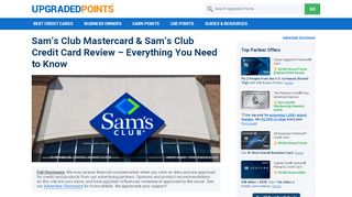
                            13. Sam's Club Mastercard & Club Credit Card Review - Worth It? [2019]