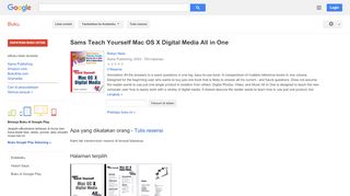 
                            5. Sams Teach Yourself Mac OS X Digital Media All in One
