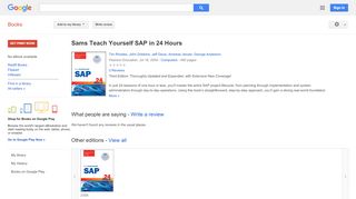 
                            10. Sams Teach Yourself SAP in 24 Hours