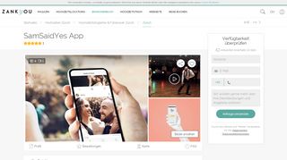 
                            6. SamSaidYes App | Hochzeit - Zankyou