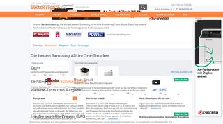 
                            9. Samsung All-in-One-Drucker Test ▷ Bestenliste | Testberichte.de
