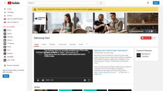 
                            7. Samsung Care - YouTube
