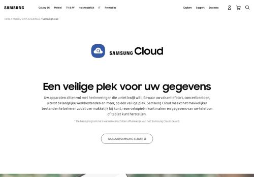 
                            3. Samsung Cloud app | Samsung NL