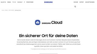 
                            5. Samsung Cloud | Apps | Samsung Schweiz